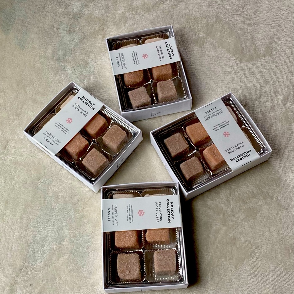 Harper+Ari 6-pc Exfoliating Sugar Cubes Gift Set